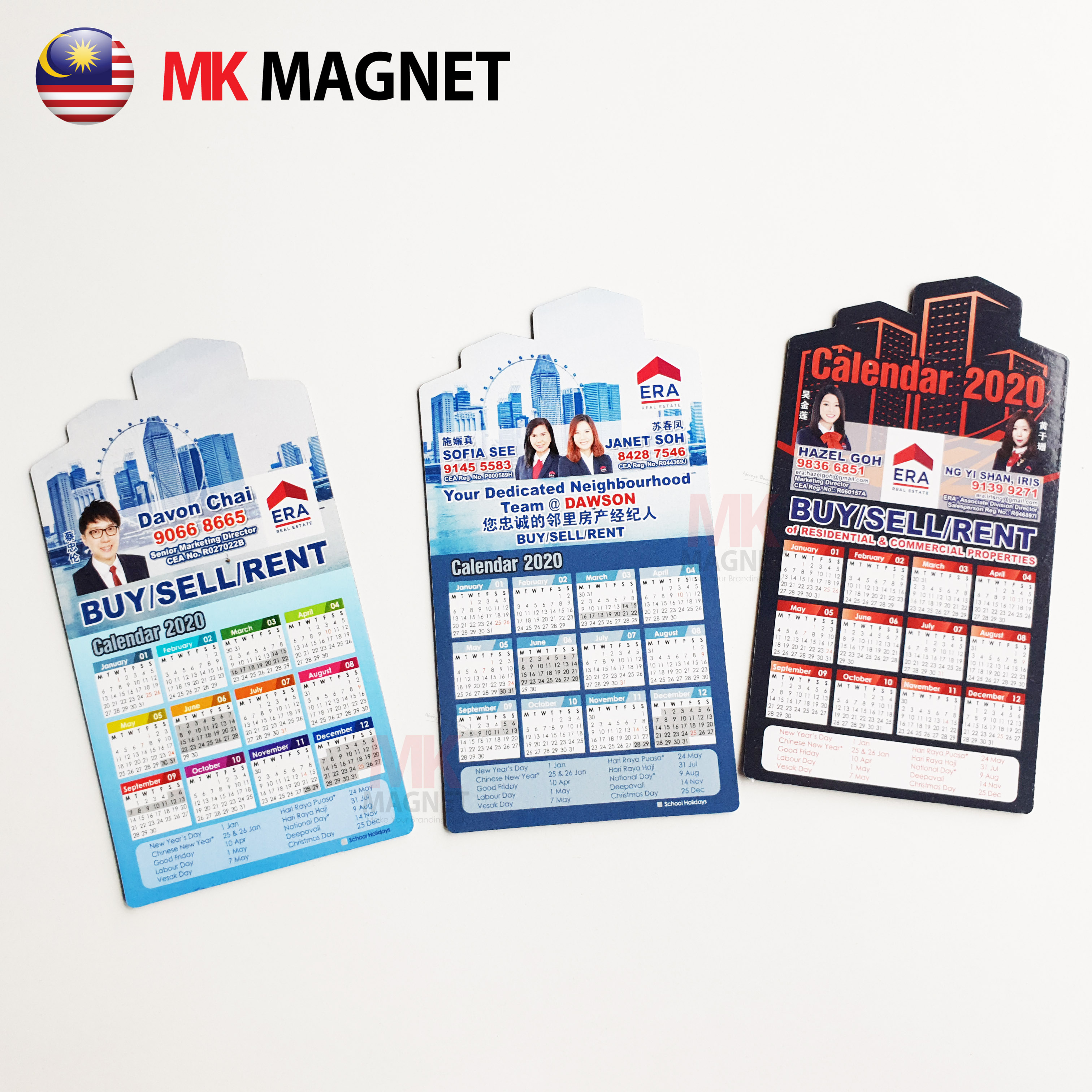 Calendar Fridge Magnet